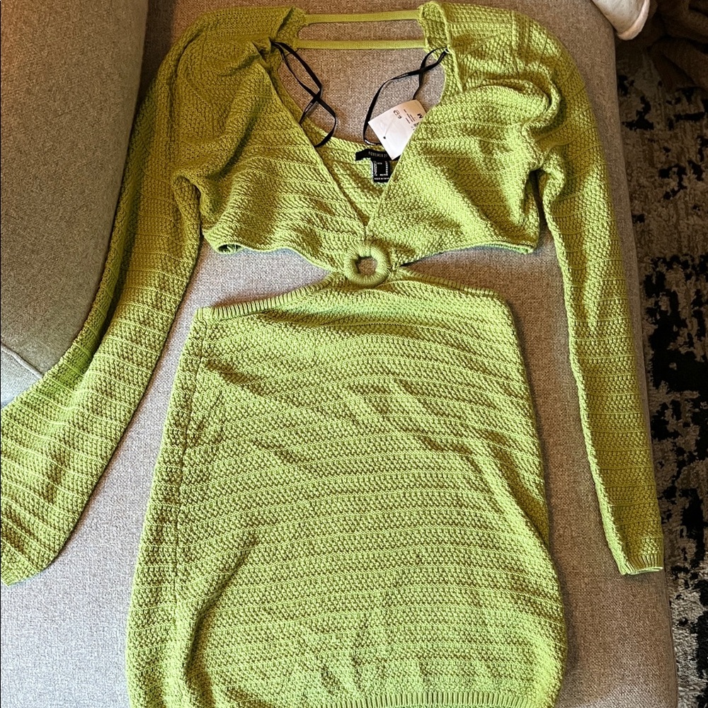 Forever 21 Knit Dress with Ring Detail